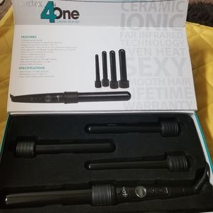 Cortex 4 in 1 Tourmaline Ceramic Curling Iron Set